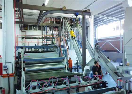 Chine Ligne en plastique feuille d'extrusion de feuille de rendement élevé de PE faisant la machine fournisseur